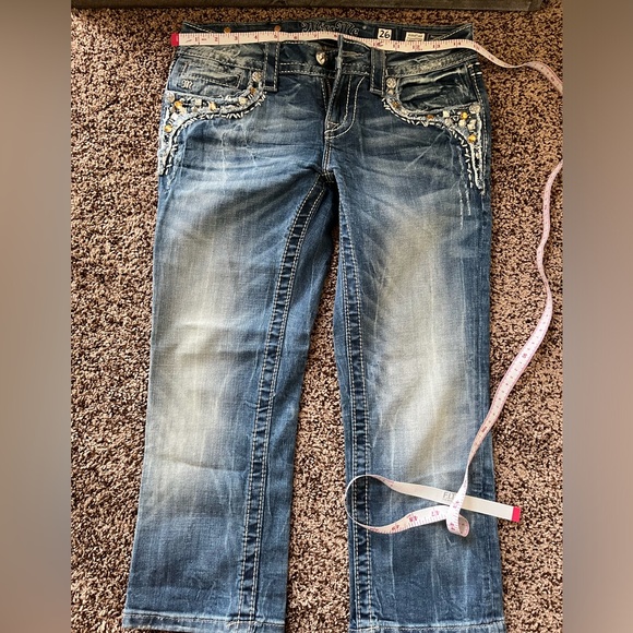 Miss Me Cuffed Capri Size 26 - Picture 4 of 9
